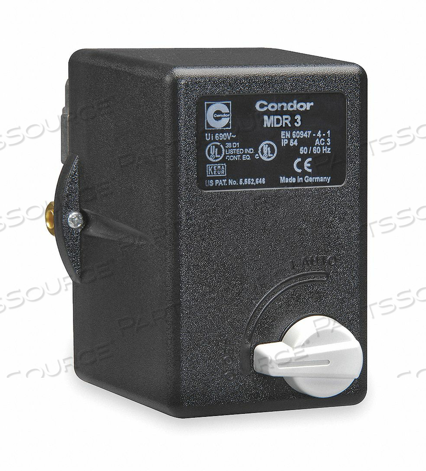 PRESSURE SWITCH 3PST 100-125PSI STANDARD by Condor USA, Inc PRESSURE SWITCH 3PST 100-125PSI STANDARD by Condor USA, Inc