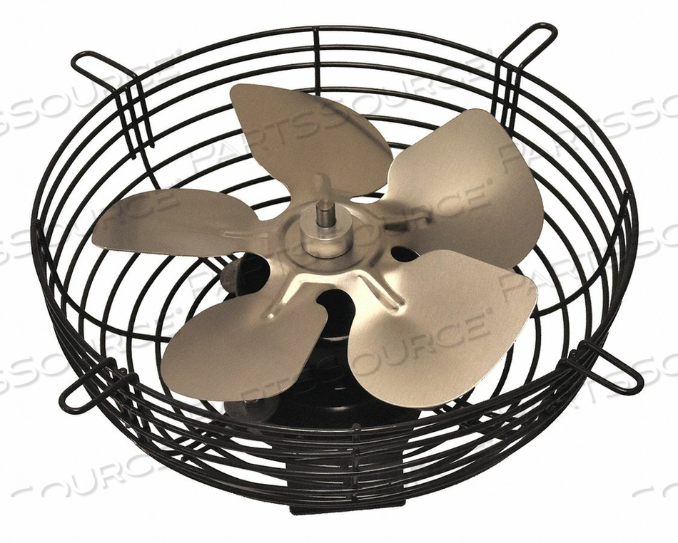 GUARD-MOUNTED EXHAUST FAN, ASSEMBLED ASSEMBLED, BLADE DIAMETER 10 IN, BLADE MATERIAL ALUMINUM, DRIVE TYPE DIRECT DRIVE, DUCT DIAMETER NOT AP by DAYTON ELECTRIC MANUFACTURING CO