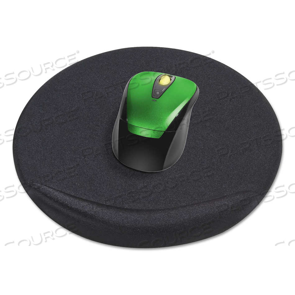 VISCOFLEX OVAL MOUSE PAD, 8" DIA., BLACK 