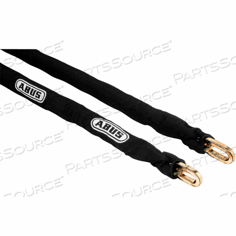 MAXIMUM SECURITY SQUARE CHAIN AND SLEEVE 10KS - 3/8" X 6' - BLACK by Abus MAXIMUM SECURITY SQUARE CHAIN AND SLEEVE 10KS - 3/8" X 6' - BLACK by Abus