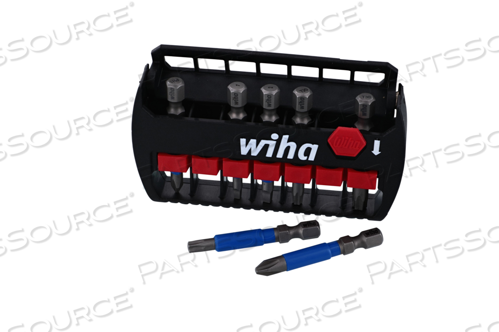 7 PIECE TERMINATORBLUE IMPACT BIT SET - 2 INCH BITS by Wiha Tools 7 PIECE TERMINATORBLUE IMPACT BIT SET - 2 INCH BITS by Wiha Tools