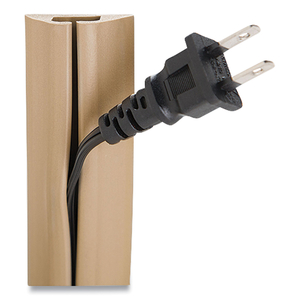 COMPACT CORD PROTECTOR AND CONCEALER, 1.6" X 5 FT, BEIGE by UT Wire