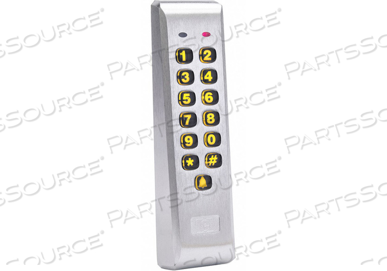 ACCESS KEYPAD MULLION 1-5/7 IN W SILVER by Linear ACCESS KEYPAD MULLION 1-5/7 IN W SILVER by Linear