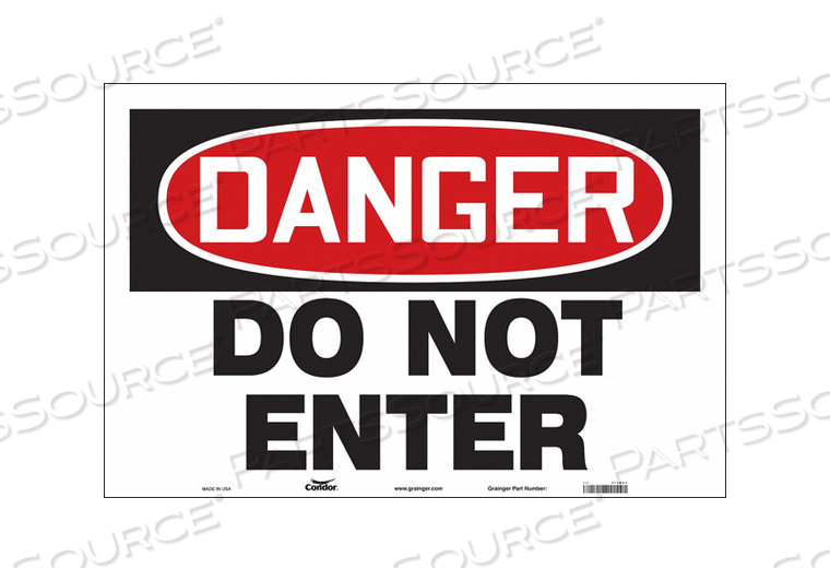 J6922 SAFETY SIGN 36 W 24 H 0.004 THICKNESS 
