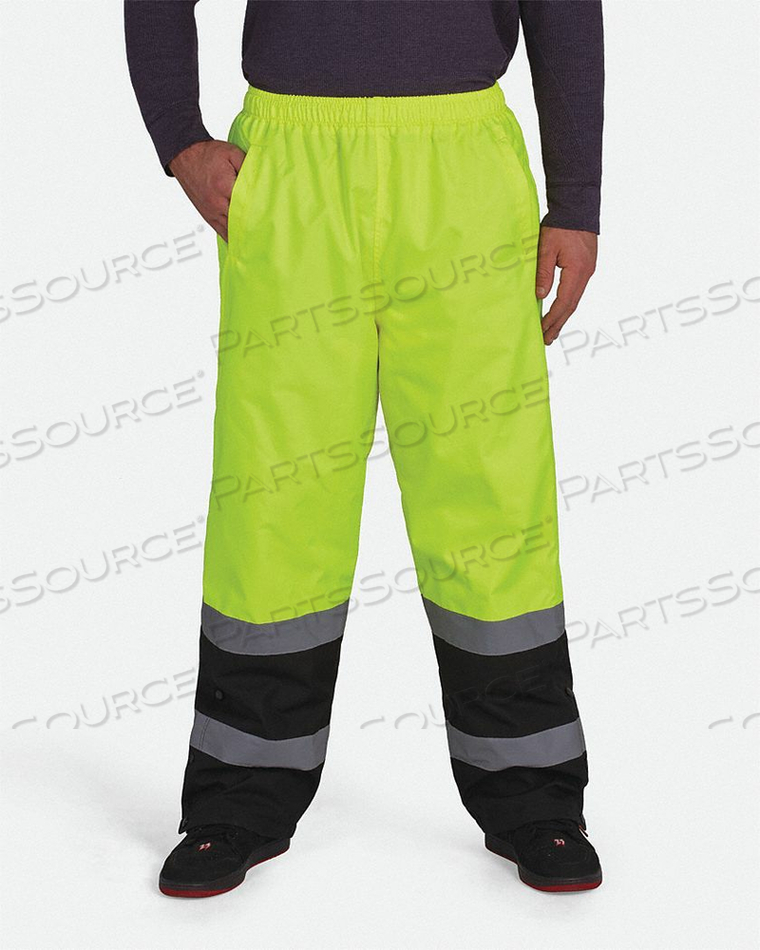 RAIN PANTS CLASS E YELLOW/GREEN 5XL by Utility Pro Wear