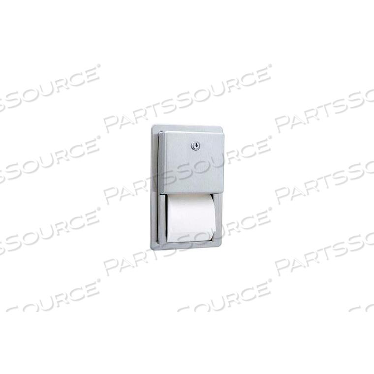 CLASSICSERIES RECESSED MULTI-ROLL TISSUE DISPENSER by Bobrick Washroom Equipment, Inc CLASSICSERIES RECESSED MULTI-ROLL TISSUE DISPENSER by Bobrick Washroom Equipment, Inc