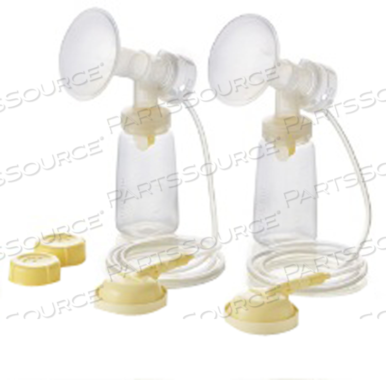 BREAST PUMP KIT, SINGLE/DOUBLE, SYMPHONY®, INCLUDES: TUBES, BOTTLES, MEMBRANES, BREAST SHIELDS, VALVES AND MANUAL PUMP by Medela (Breastfeeding Division) BREAST PUMP KIT, SINGLE/DOUBLE, SYMPHONY®, INCLUDES: TUBES, BOTTLES, MEMBRANES, BREAST SHIELDS, VALVES AND MANUAL PUMP by Medela (Breastfeeding Division)