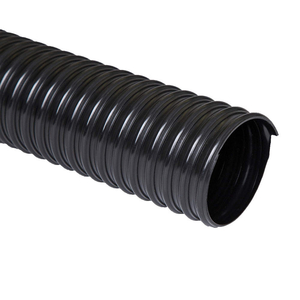 DUCTING HOSE 25 FT L BLACK by Flexaust Co. Inc.