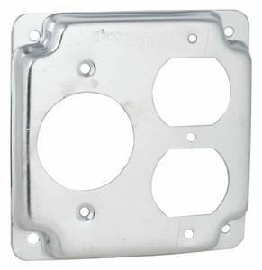 CVER SQ EXP 1 DUPLX (1)20A TWISTLOCK 4 by RACO