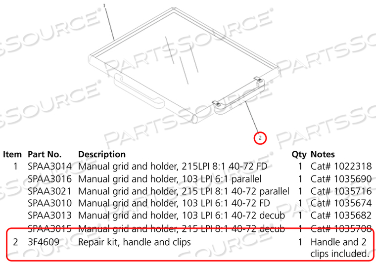 DR REV HANDLE REPAIR KIT 