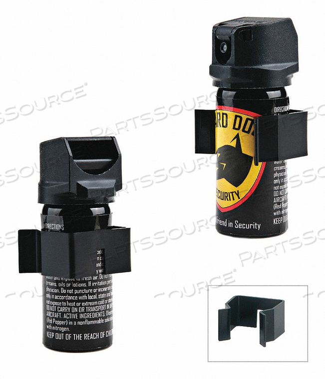 PEPPER SPRAY WALL MOUNT BLACK by Guard Dog Security