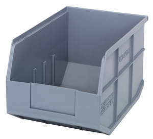 G7043 SHELF BIN 8-1/4 IN W 7 IN H GRAY by Quantum Storage Systems