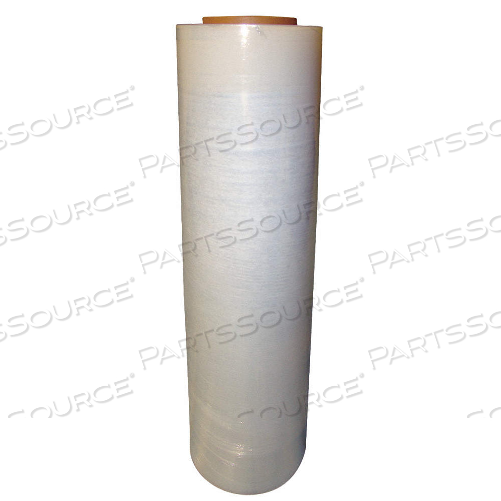 STRETCH WRAP, 70 GA GAUGE, 18 IN OVERALL WD, 1,500 FT OVERALL LG, CLEAR, STD DUTY by Approved Vendor