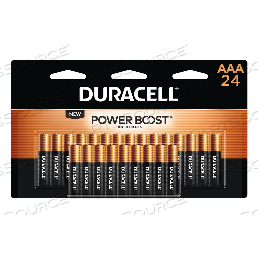 MN24R24DWZ17 DURACELL, MN2400 ALKALINE BATTERY, AAA, COPPERTOP, 24PK by Duracell