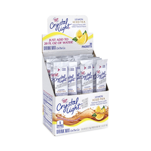 ON-THE-GO SUGAR-FREE DRINK MIX, ICED TEA, 0.12 OZ SINGLE-SERVING TUBES, 30/PACK, 2 PACKS/BOX by Crystal Light