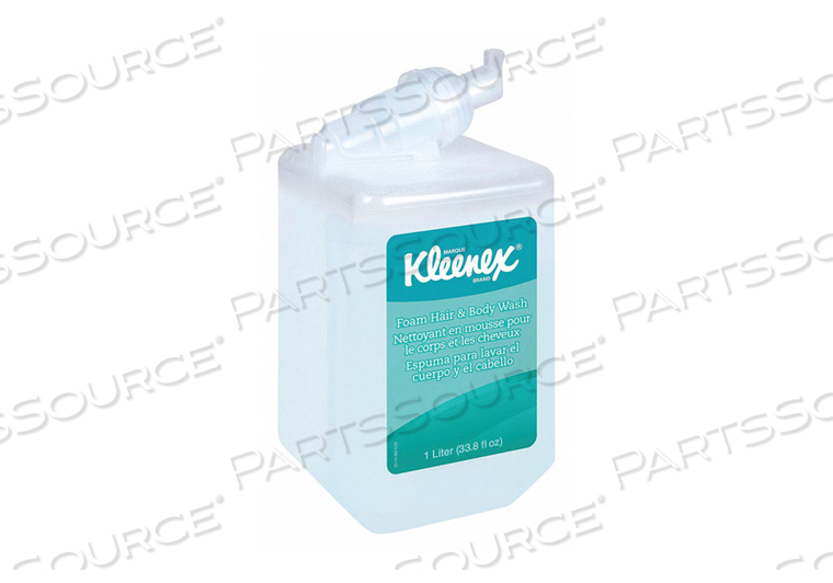 FOAM HAIR AND BODY WASH 1L PK6 by Kleenex