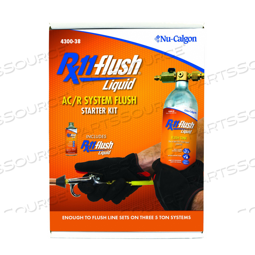 RX11-FLUSH LIQUID STARTER KIT by Nu-Calgon