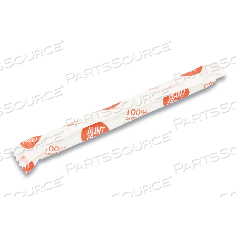 100% ORGANIC COTTON TAMPONS, REGULAR, 500/CARTON 