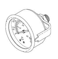 1-1/2IN DIA 1/8IN-28 BSPP STERILIZER PRESSURE GAUGE by Tuttnauer