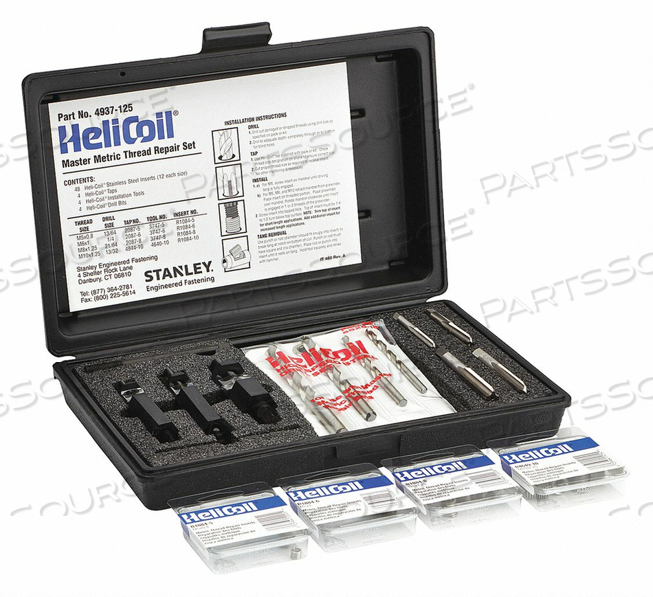 THREAD REPAIR KIT SS METRIC 60 PC by Heli-Coil