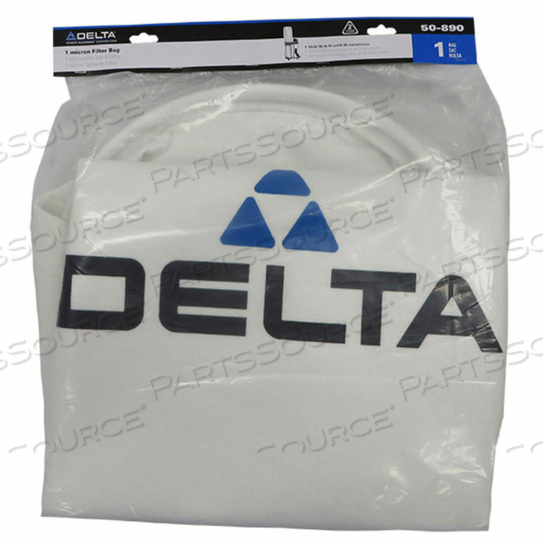 1 MICRON TOP BAG FOR 50-786, 50-760 & 50-761 DUST COLLECTORS by Delta