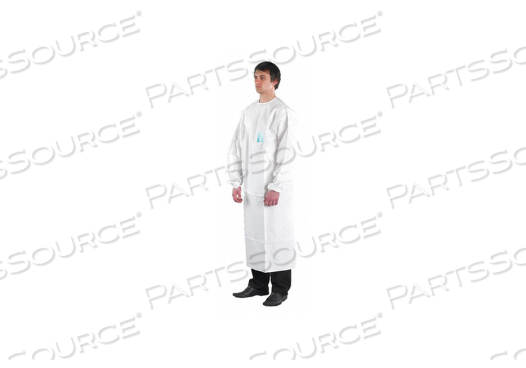 DISPOSABLE LAB COAT S WHITE PK30 by Ansell Healthcare