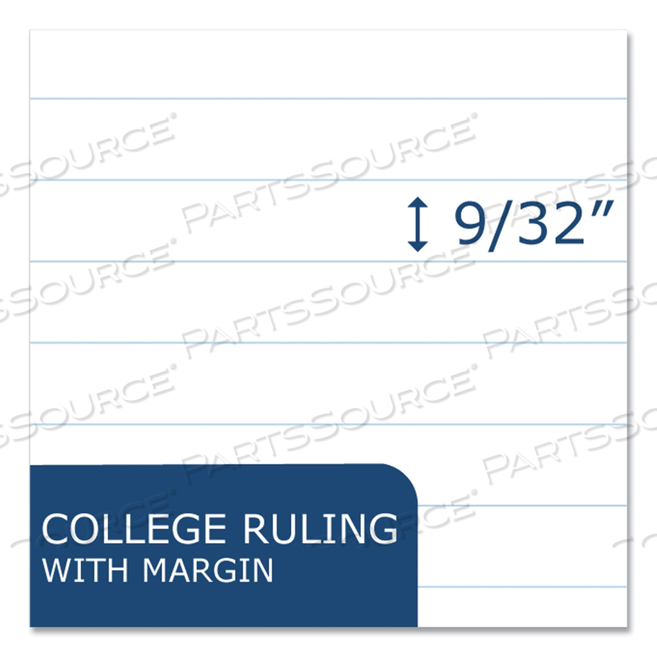 NOTEBOOK FILLER PAPER, 3-HOLE, 8.5 X 11, COLLEGE RULE by Roaring Spring Paper Products