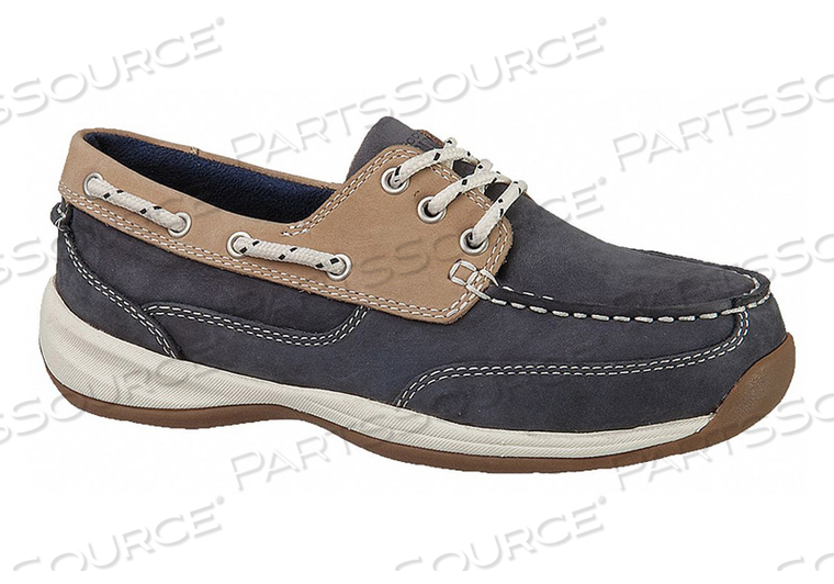 BOAT SHOE 9-1/2 W NAVY STEEL PR by Rockport Works