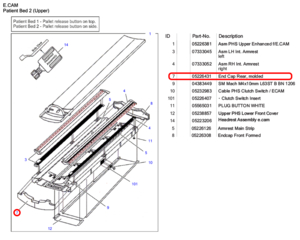 MOLDED REAR END CAP by Siemens Medical Solutions MOLDED REAR END CAP by Siemens Medical Solutions