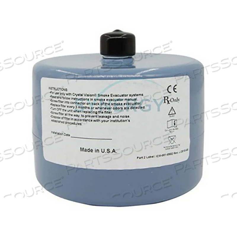 LARGE COCONUT CHARCOAL OUTPUT FILTER by I.C. Medical, Inc.