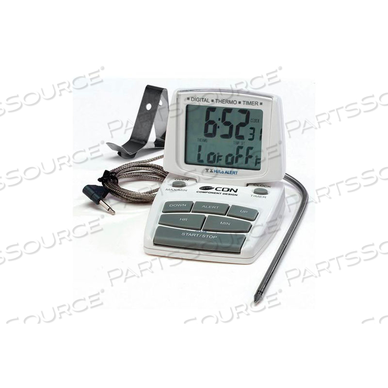 COMBO PROBE THERMOMETER, TIMER & CLOCK 