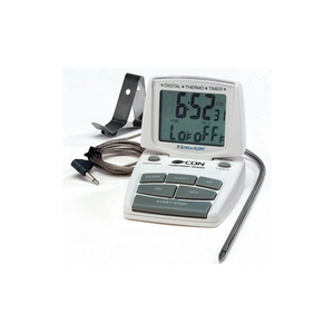 COMBO PROBE THERMOMETER, TIMER & CLOCK by CDN Systems