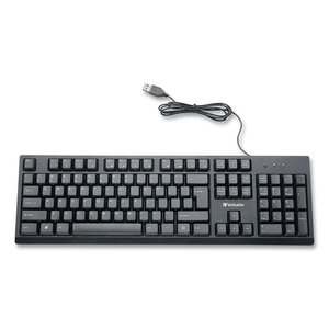 WIRED KEYBOARD, BLACK by Verbatim