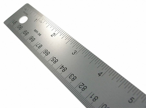 RULER METAL 1ST INCH 32NDS - REST 16THS by Westcott