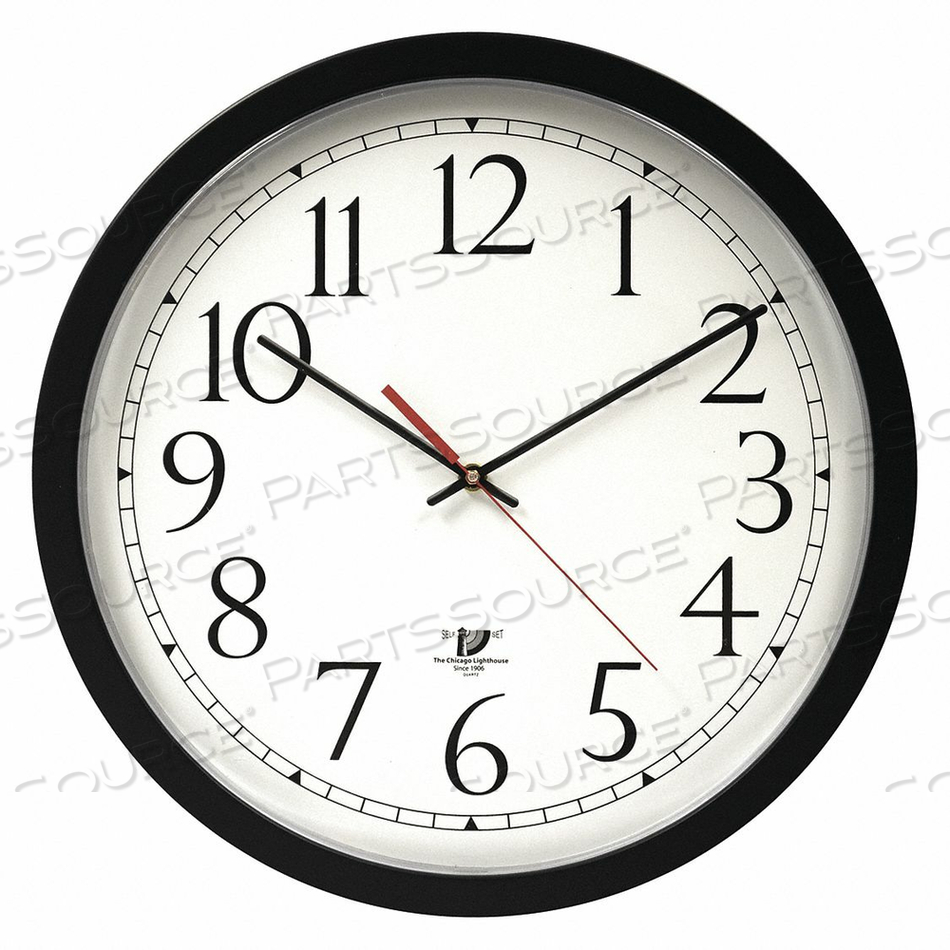 WALL CLOCK ANALOG BATTERY by Chicago Lighthouse WALL CLOCK ANALOG BATTERY by Chicago Lighthouse