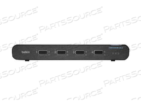 UNIVERSAL SECURE SINGLE-HEAD, KVM / AUDIO SWITCH, 4 X KVM / AUDIO, 1 LOCAL USER, DESKTOP by Belkin