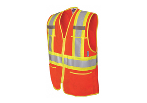 HI-VIS VEST ORANGE POLYESTER MESH 3XL by Viking HI-VIS VEST ORANGE POLYESTER MESH 3XL by Viking