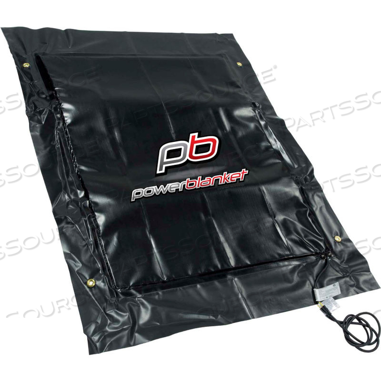 EXTRA HOT FLAT HEATING BLANKET, 150F FIXED TEMP, 5'LX4'W, 120V by Powerblanket
