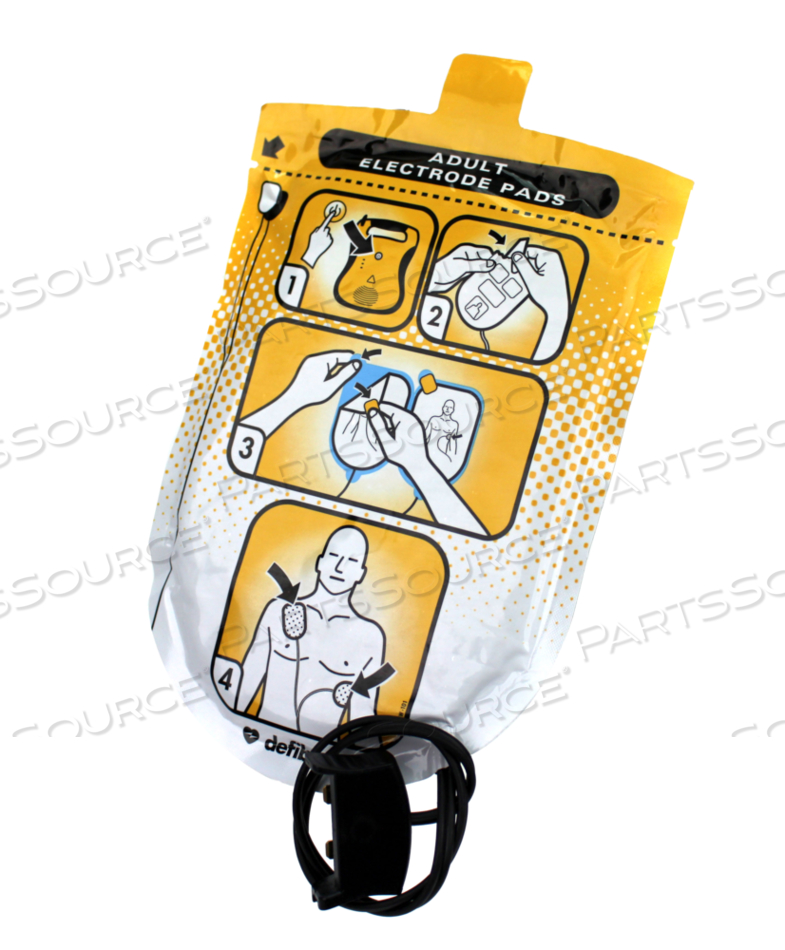 ADULT DEFIBRILLATION ELECTRODE PAD by Defibtech