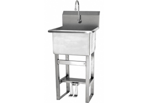 UTILITY SINK 21 IN L DOUBLE FOOT PEDAL by Sani-Lav UTILITY SINK 21 IN L DOUBLE FOOT PEDAL by Sani-Lav