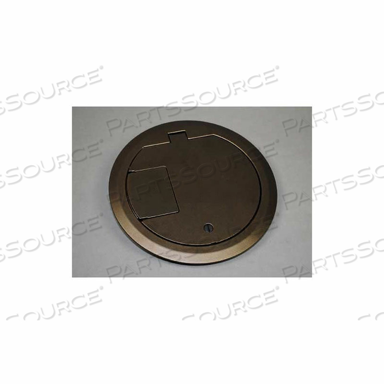 CRFBBTCBZTR FLOOR BOX CRFB SERIES SOLID COVER ASSEMBLY TAMPER RESISTANT, BRONZE 