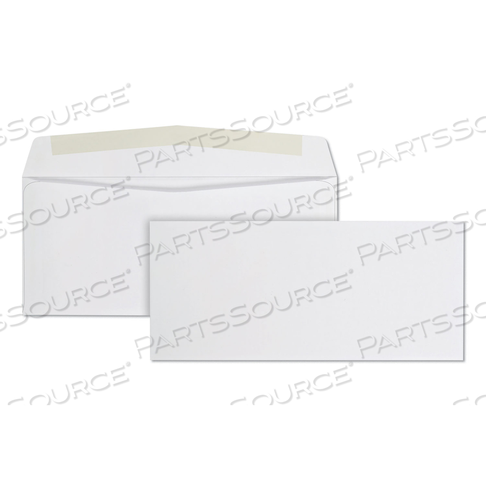 BUSINESS ENVELOPE, #10, COMMERCIAL FLAP, SIDE SEAM, GUMMED CLOSURE, 24 LB BOND WEIGHT PAPER, 4.13 X 9.5, WHITE by Quality Park Products BUSINESS ENVELOPE, #10, COMMERCIAL FLAP, SIDE SEAM, GUMMED CLOSURE, 24 LB BOND WEIGHT PAPER, 4.13 X 9.5, WHITE by Quality Park Products