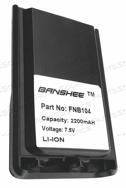 BATTERY PACK FITS MODEL FNB104 VERTEX by Banshee BATTERY PACK FITS MODEL FNB104 VERTEX by Banshee