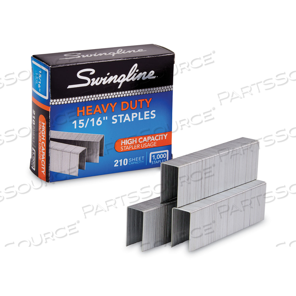 S.F. 13 HEAVY-DUTY STAPLES, 0.94" LEG, 0.5" CROWN, STEEL by Swingline GBC