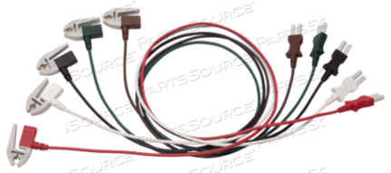 EKG LEAD WIRE/PINCH GRABBER, SHIELDED, TRULINK®, PINCH CONNECTION TYPE, 102CM LENGTH, 5 NUMBER OF LEADS, REUSABLE EKG LEAD WIRE/PINCH GRABBER, SHIELDED, TRULINK®, PINCH CONNECTION TYPE, 102CM LENGTH, 5 NUMBER OF LEADS, REUSABLE