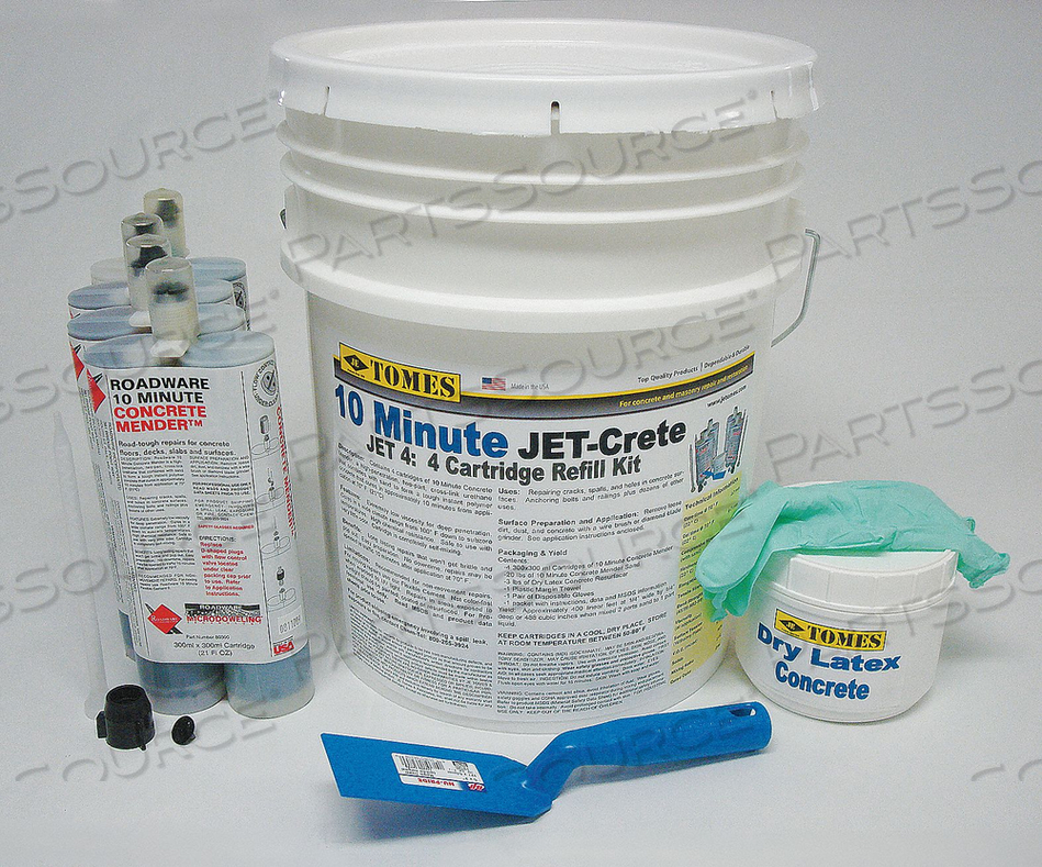 CRACK REPAIR 4 CARTRIDGE KIT PAIL by JE Tomes CRACK REPAIR 4 CARTRIDGE KIT PAIL by JE Tomes