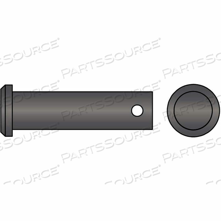 1/4" X 5" CLEVIS PIN - LOW CARBON STEEL - PLAIN by Flint Hills Trading