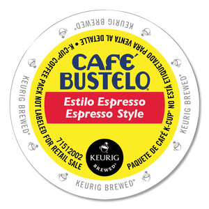 ESPRESSO STYLE K-CUPS, 24/BOX by Cafe Bustelo