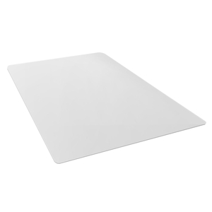 ECOTEX MARLON BIOPLUS RECTANGULAR POLYCARBONATE CHAIR MAT FOR HARD FLOORS, RECTANGULAR, 29 X 47, CLEAR by Floortex