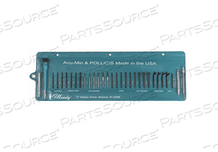 PRECISION SCREWDRIVER SET COMBO 31 PCS. by Moody Tool PRECISION SCREWDRIVER SET COMBO 31 PCS. by Moody Tool